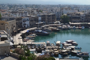 The view of Kyrenia Harbour, Northern Cyprus